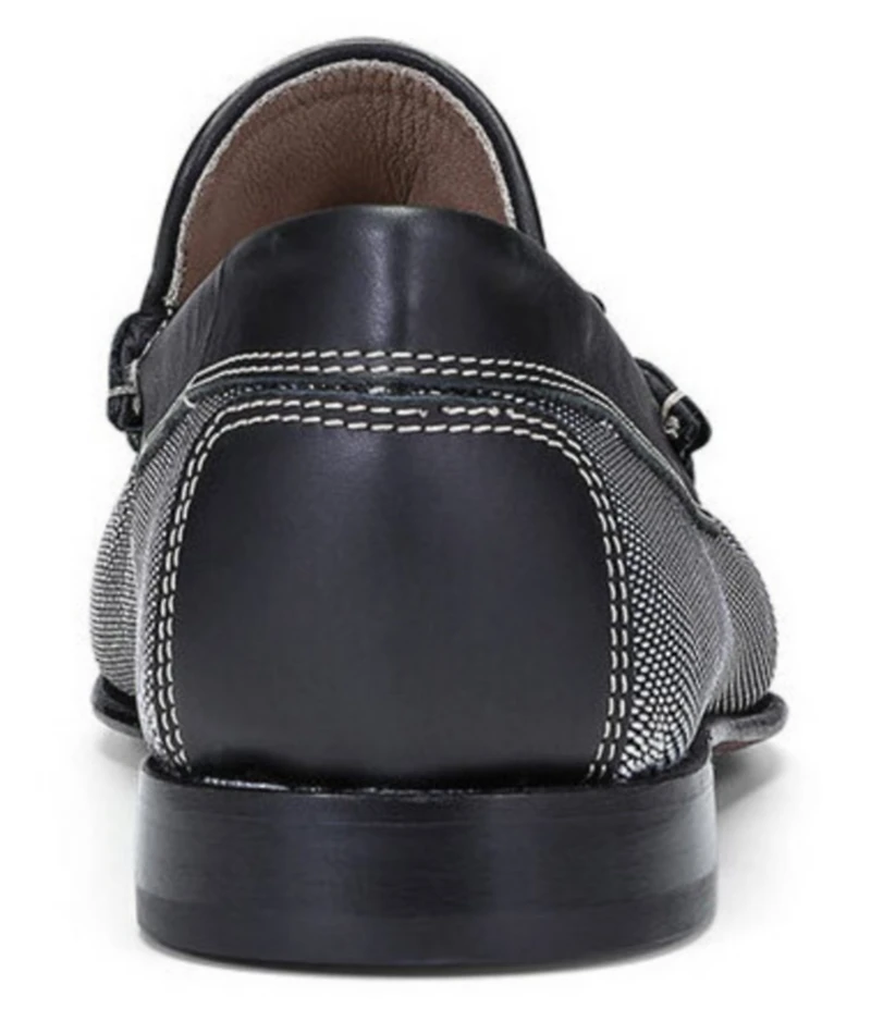 Donald Pliner Men's Dacio Nylon Bit Buckle Slip On Dress Shoes