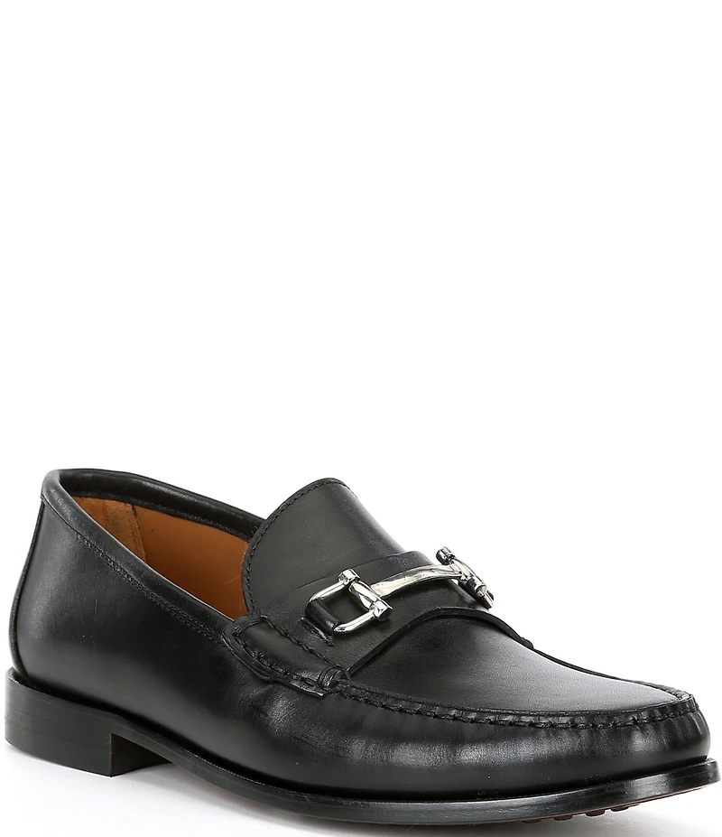 Donald Pliner Men's Evanston Leather Bit Buckle Loafers