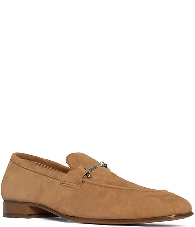 Donald Pliner Men's Jackson Bit Suede Loafers