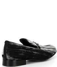 Donald Pliner Men's Shawn Velvet Bit Buckle Slip-On Loafers