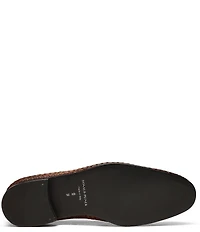 Donald Pliner Men's Spirrow Woven Leather Tassel Loafers