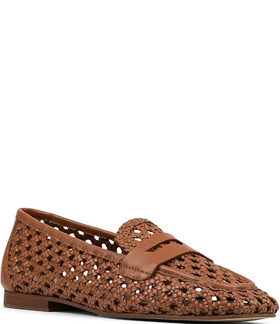 Donald Pliner Naolin Woven Leather Loafers