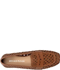 Donald Pliner Naolin Woven Leather Loafers