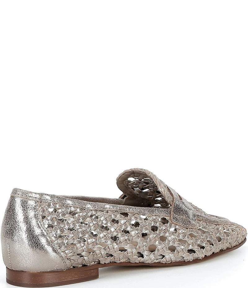 Donald Pliner Naolin Woven Leather Loafers