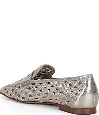 Donald Pliner Naolin Woven Leather Loafers