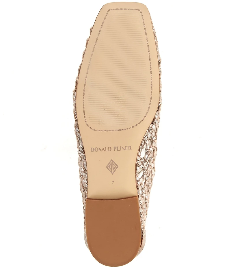 Donald Pliner Naolin Woven Leather Loafers