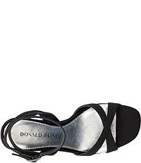 Donald Pliner Pheebe Satin Block Heel Dress Sandals