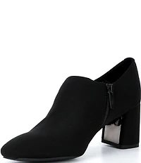 Donald Pliner Pleeze Crepe Elastic Block Heel Shooties