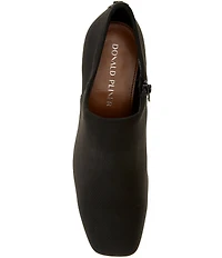 Donald Pliner Pleeze Crepe Elastic Block Heel Shooties