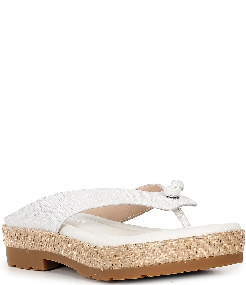 Donald Pliner Seena Leather Thong Flip Flops