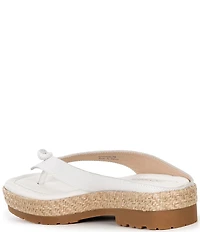 Donald Pliner Seena Leather Thong Flip Flops