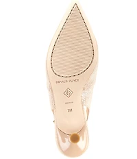 Donald Pliner Sodashi Snake Embossed Leather Slingback Pumps