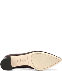 Donald Pliner Suzette Suede Block Heel Pumps