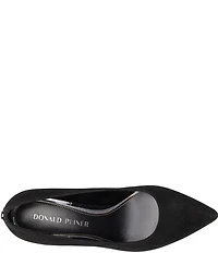 Donald Pliner Suzette Suede Block Heel Pumps