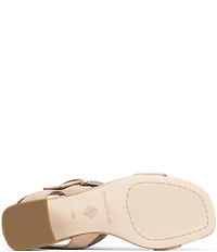 Donald Pliner Vixi Suede Croco Heel Sandals