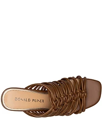 Donald Pliner Vyta Tubular Leather Dress Slide Sandals