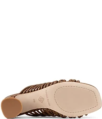 Donald Pliner Vyta Tubular Leather Dress Slide Sandals