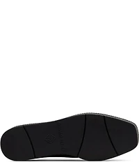 Donald Pliner Wallis Embossed Suede Platform Wedge Loafers