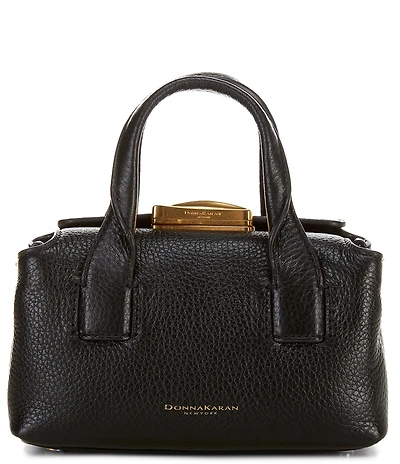 Donna Karan Amagansett Leather Mini Satchel Bag