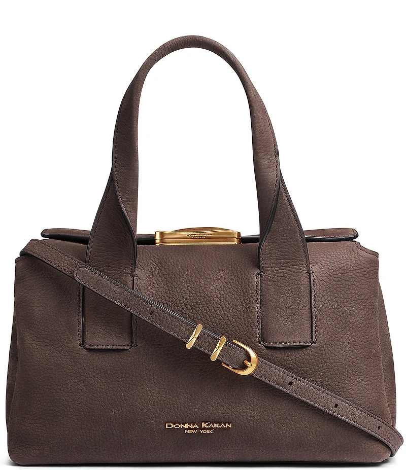 Donna Karan Amagansett Suede Satchel Bag