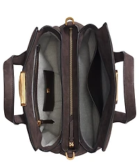 Donna Karan Amagansett Suede Satchel Bag