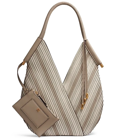 Donna Karan Baldwin Chevron Mini Shoulder Bag