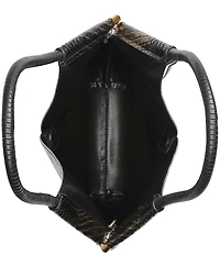 Donna Karan Baldwin Metallic Ombre Crocodile Embossed Shoulder Bag