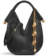 Donna Karan Baldwin Micro Gold Charm Detail Crossbody Shoulder Bag