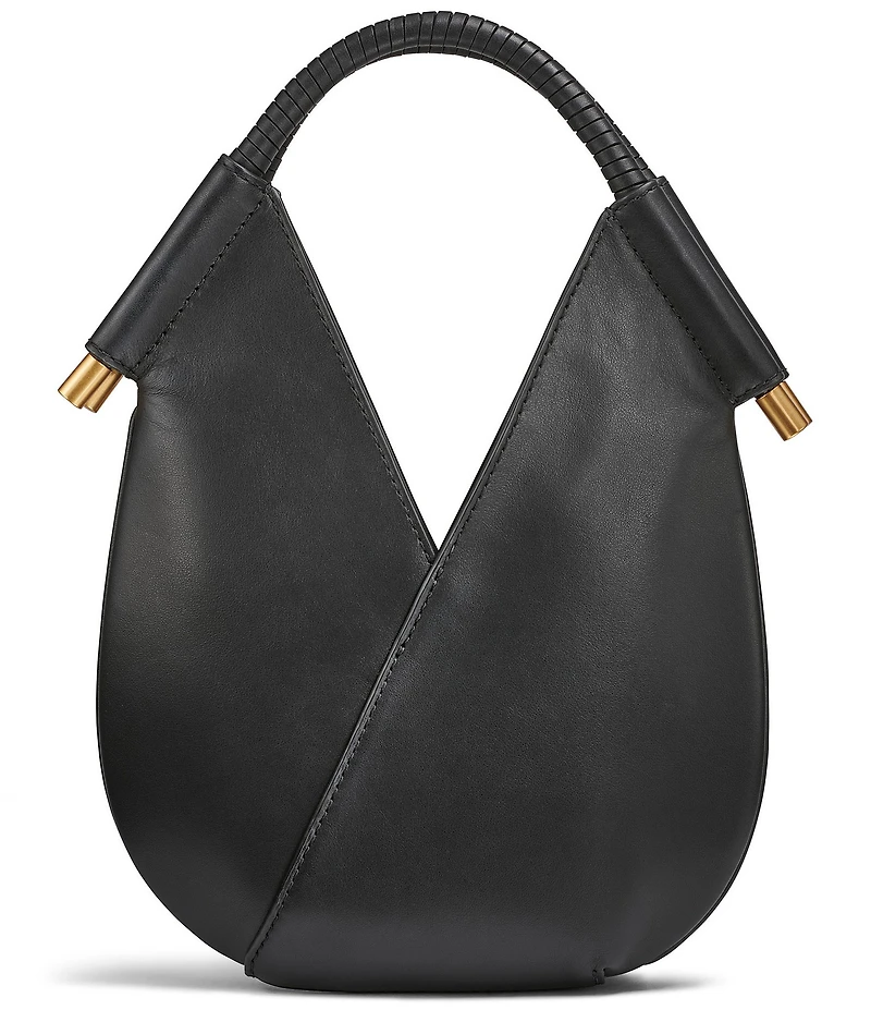 Donna Karan Baldwin Micro Gold Charm Detail Crossbody Shoulder Bag