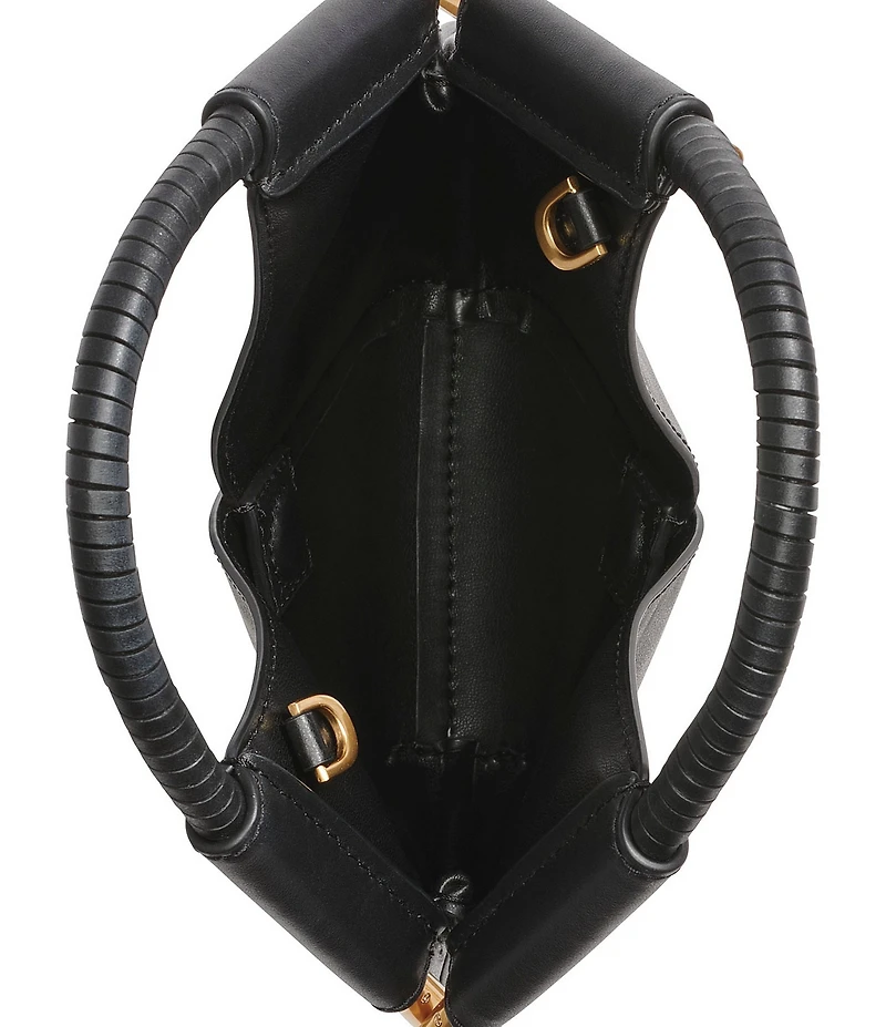 Donna Karan Baldwin Micro Gold Charm Detail Crossbody Shoulder Bag