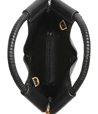 Donna Karan Baldwin Micro Gold Charm Detail Crossbody Shoulder Bag