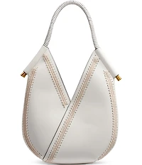 Donna Karan Baldwin Mini Crochet Leather Shoulder Bag