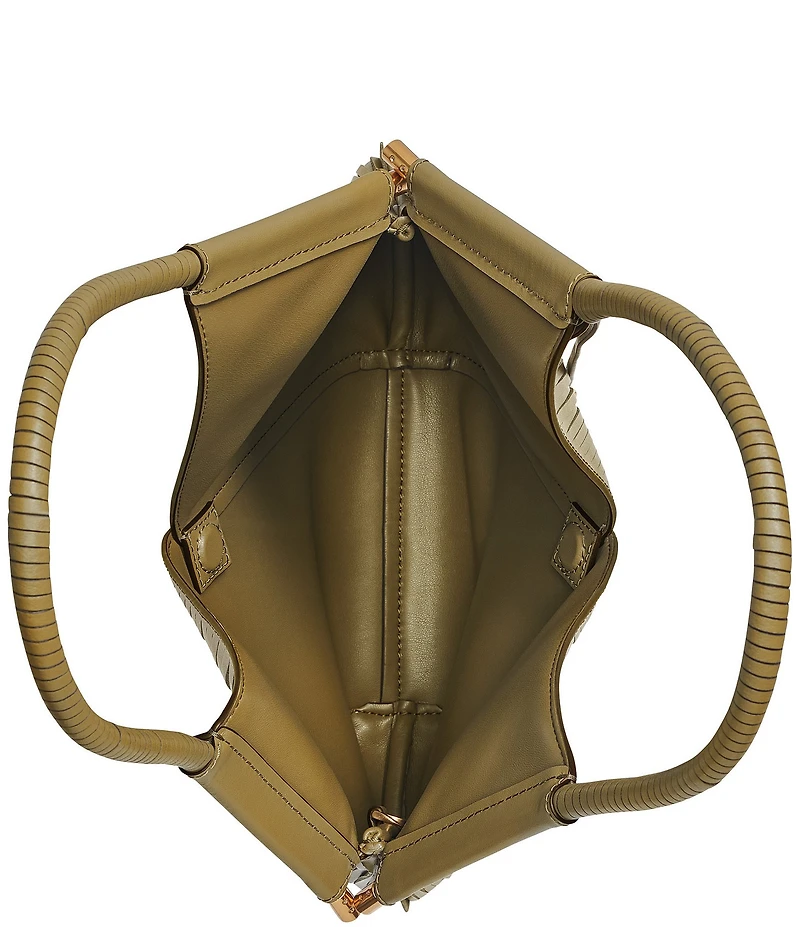 Donna Karan Baldwin Mini Lasercut Fringe Shoulder Bag