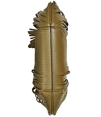 Donna Karan Baldwin Mini Lasercut Fringe Shoulder Bag