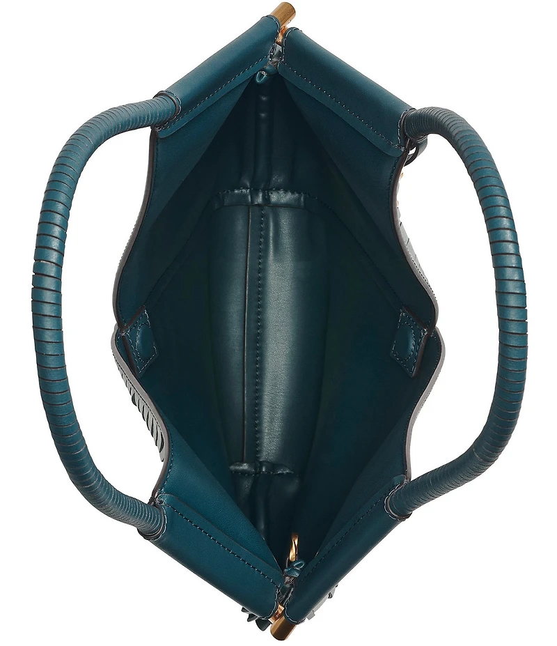 Donna Karan Baldwin Mini Lasercut Fringe Shoulder Bag