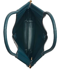 Donna Karan Baldwin Mini Lasercut Fringe Shoulder Bag