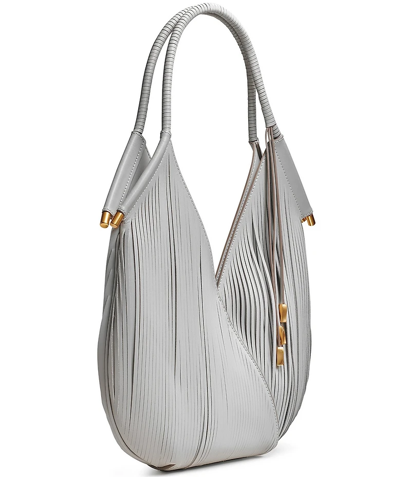 Donna Karan Baldwin Mini Lasercut Fringe Shoulder Bag