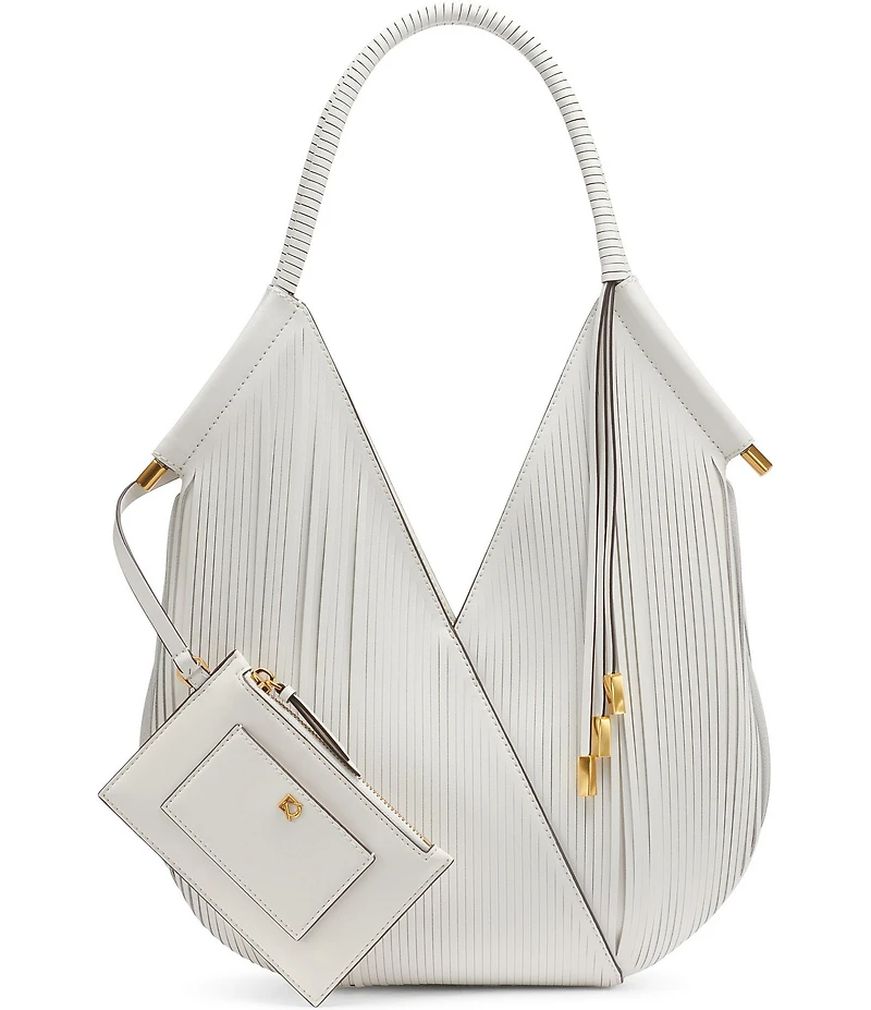 Donna Karan Baldwin Mini Lasercut Fringe Shoulder Bag