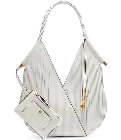 Donna Karan Baldwin Mini Lasercut Fringe Shoulder Bag