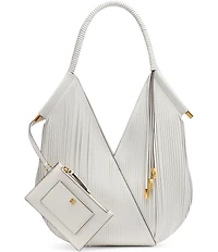 Donna Karan Baldwin Mini Lasercut Fringe Shoulder Bag