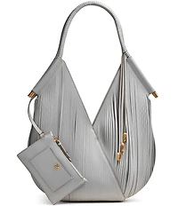 Donna Karan Baldwin Mini Lasercut Fringe Shoulder Bag