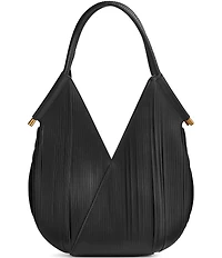 Donna Karan Baldwin Medium Lasercut Fringe Shoulder Bag