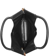 Donna Karan Baldwin Medium Lasercut Fringe Shoulder Bag