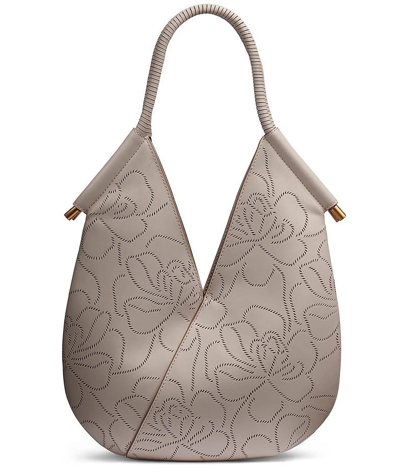 Donna Karan Baldwin Perforated Floral Mini Shoulder Bag