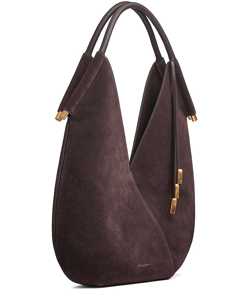 Donna Karan Baldwin Suede Shoulder Bag