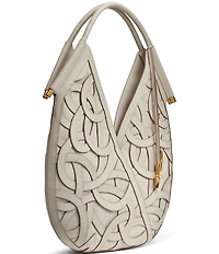 Donna Karan Baldwin Woven Floral Shoulder Bag