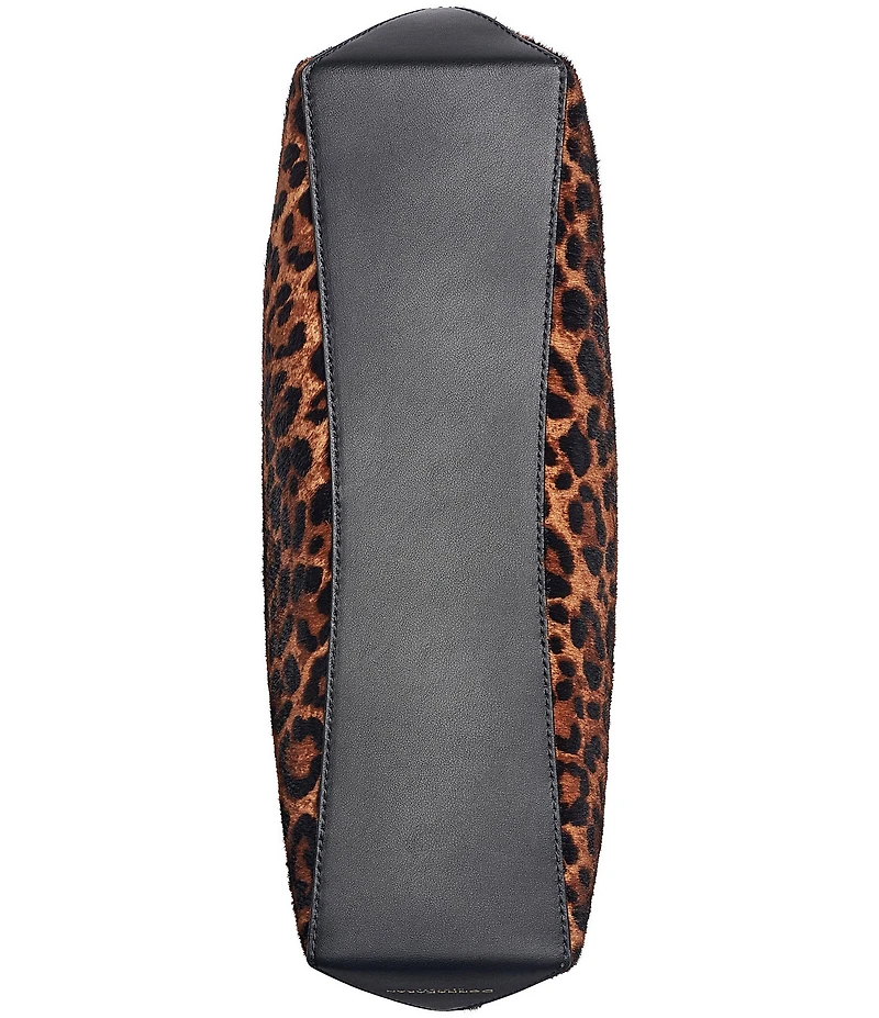 Donna Karan Belmore Leopard Slouch Small Shoulder Bag
