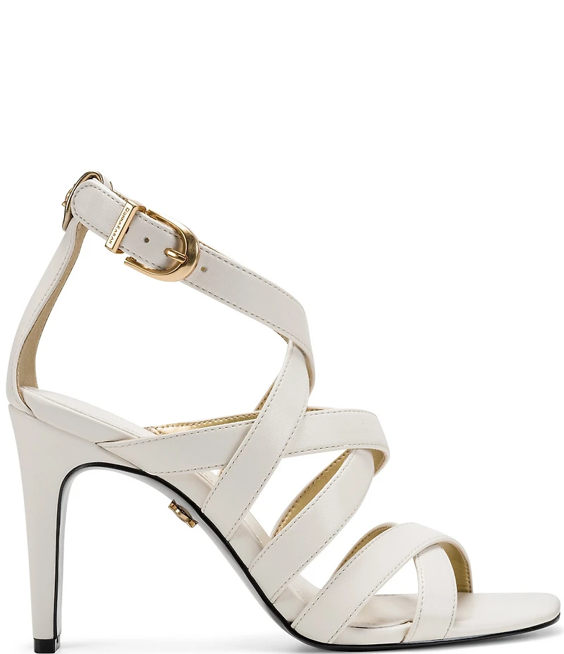 Donna Karan Briarrose Strappy Ankle Wrap Dress Sandals