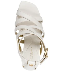 Donna Karan Briarrose Strappy Ankle Wrap Dress Sandals