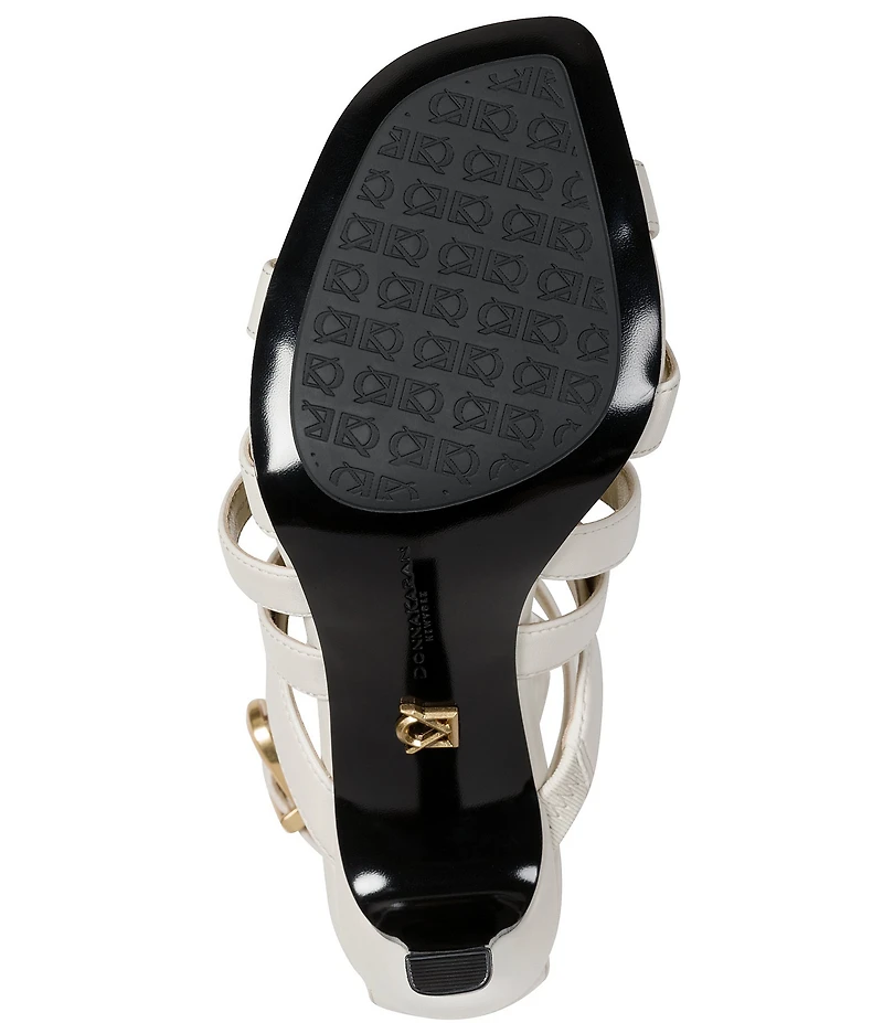 Donna Karan Briarrose Strappy Ankle Wrap Dress Sandals